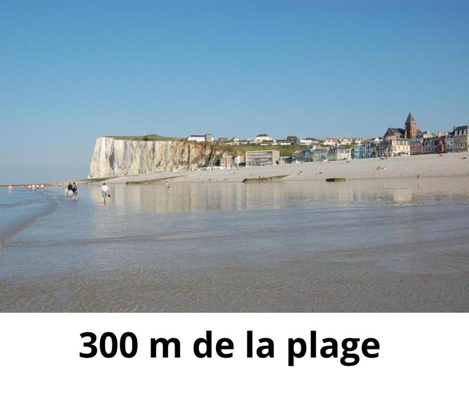 Villa Des Bains De Mer Avec Balcon Et Vue, Terrasse, 300 M Plage, 2 Chambres, Velos Fournis A Mers Les Bains Le Treport, Petit Dejeuner En Option Exterior foto